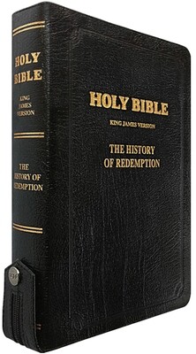 KJV History of Redemption Bible – Genuine Leather Zip