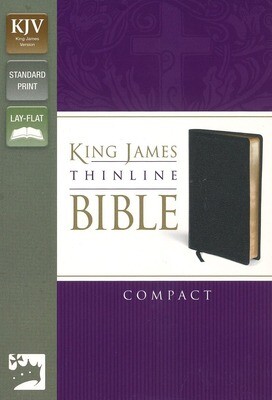 KJV Thinline Compact Bible (Black Bonded Leather)