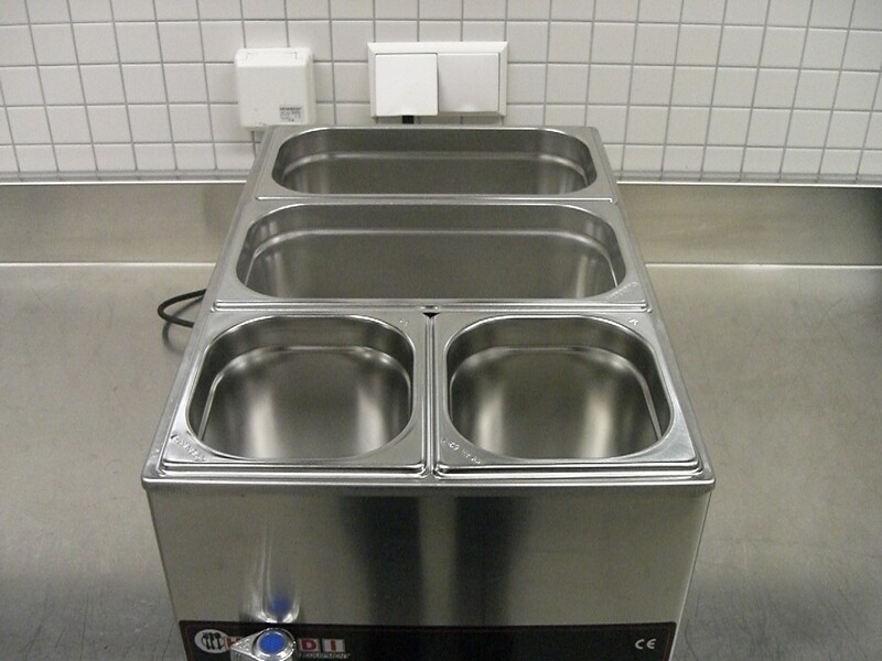 Bain Marie Tischgerät mit Einsätzen