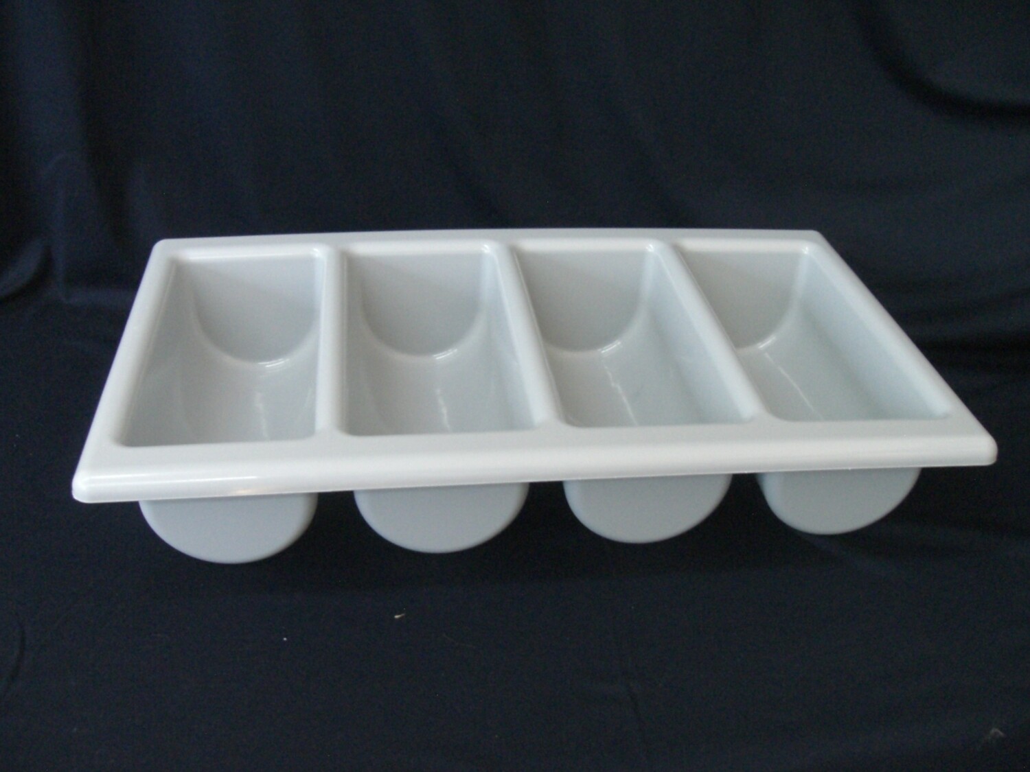 Besteckbox 4 teilig grau oder schwarz