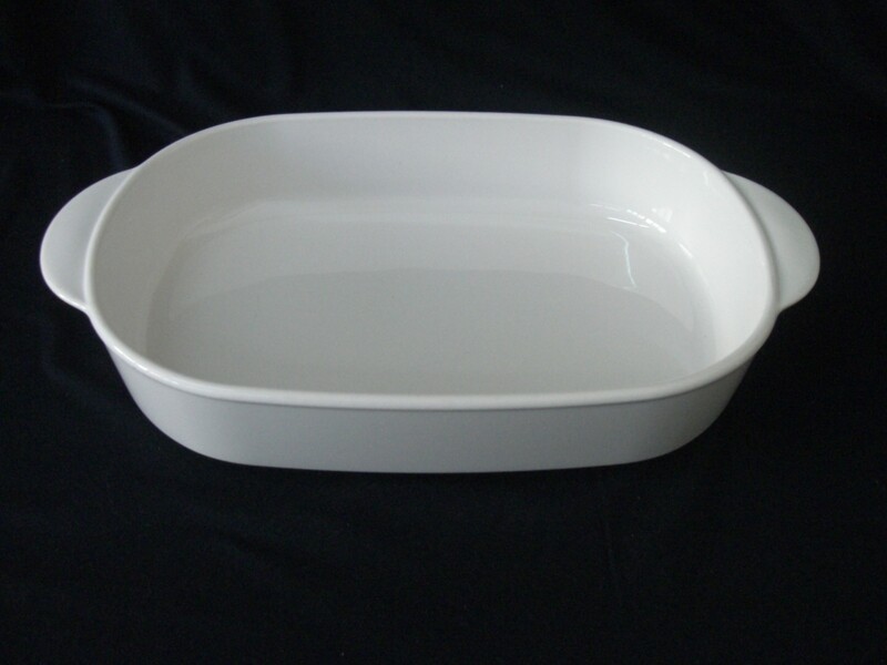 Auflaufform oval mit Griff