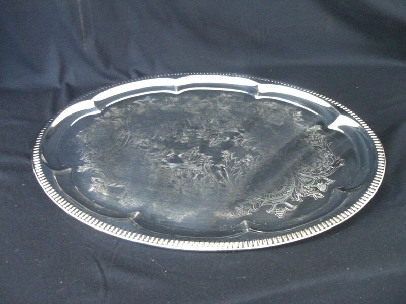 Anrichteplatte oval