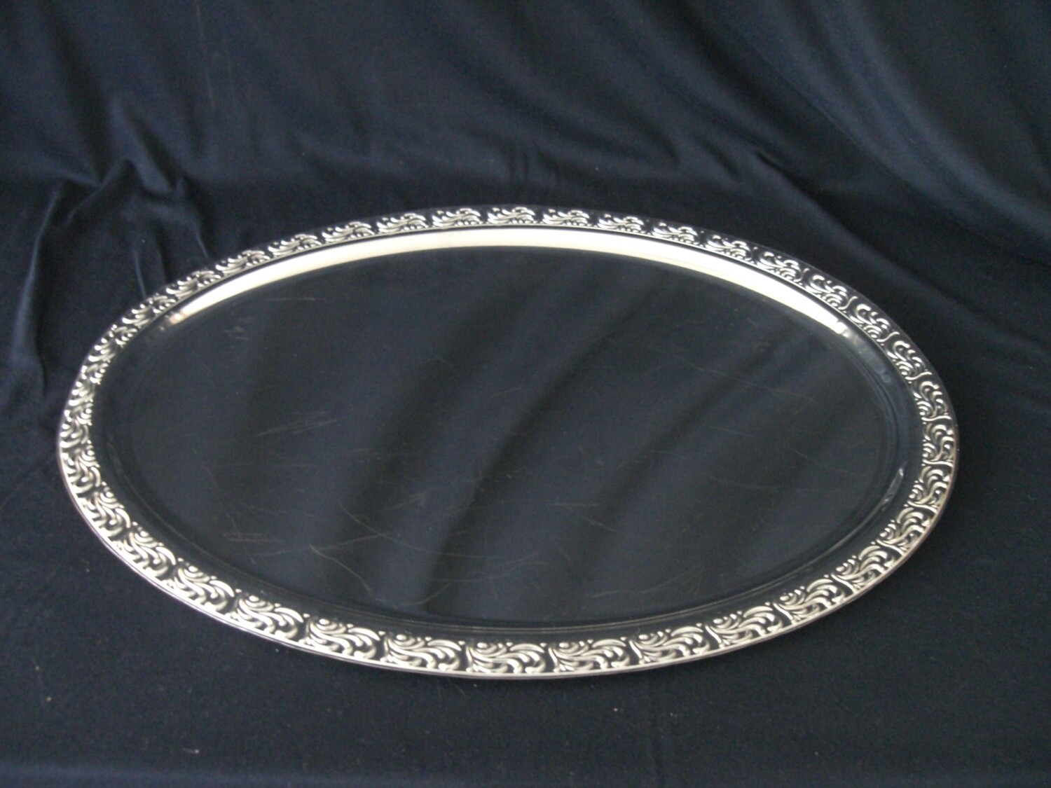 Anrichteplatte oval