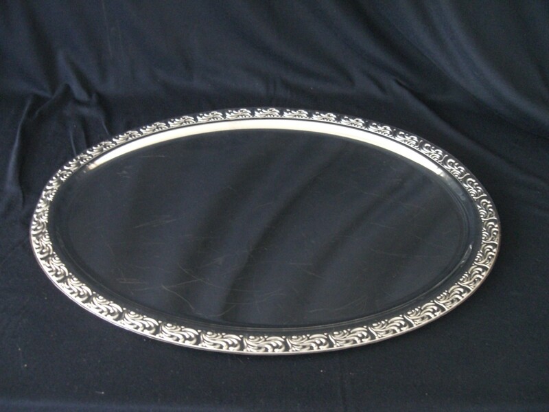 Anrichteplatte oval