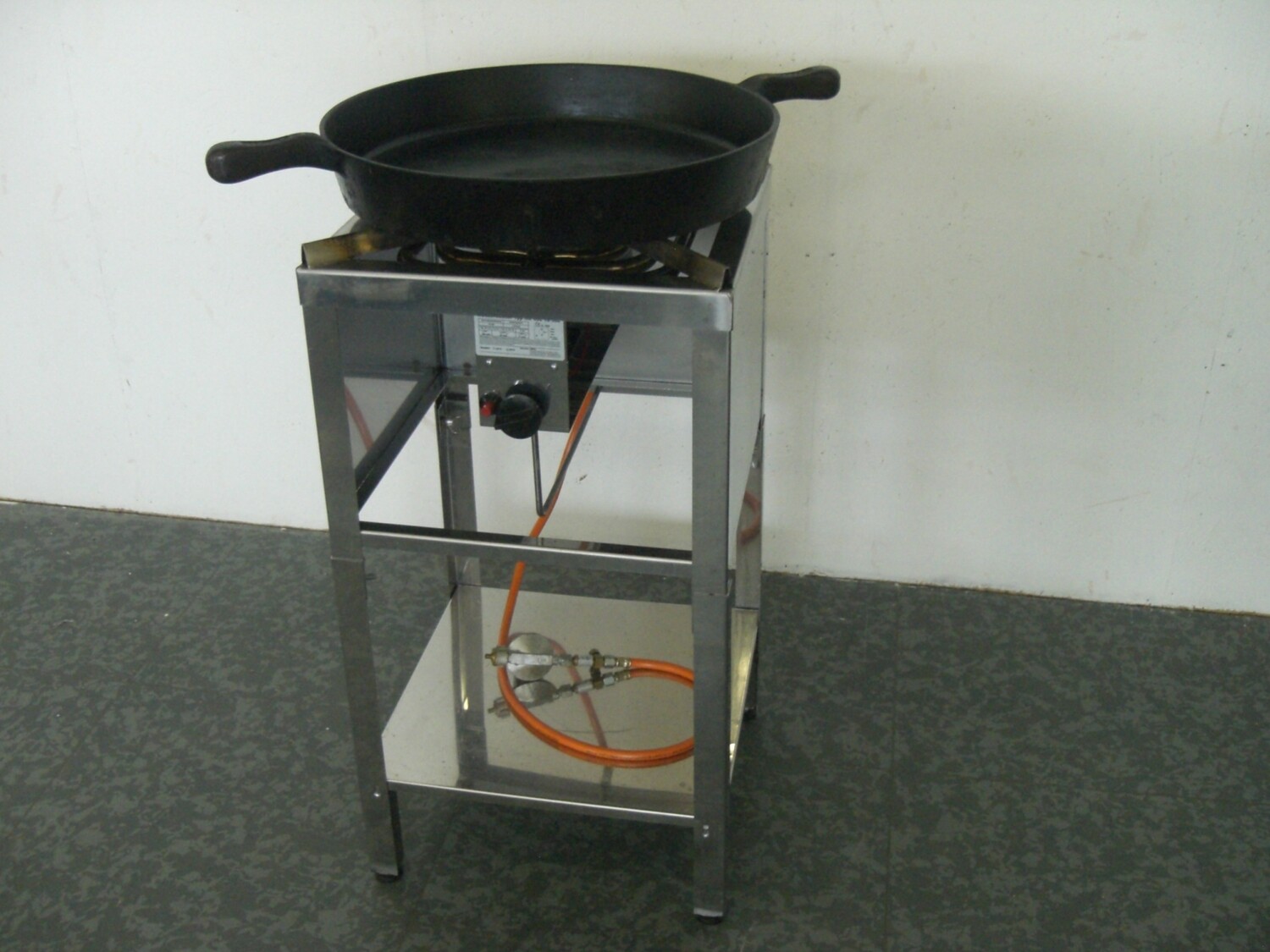 Standgriller mit Gusspfanne (60/80 cm)