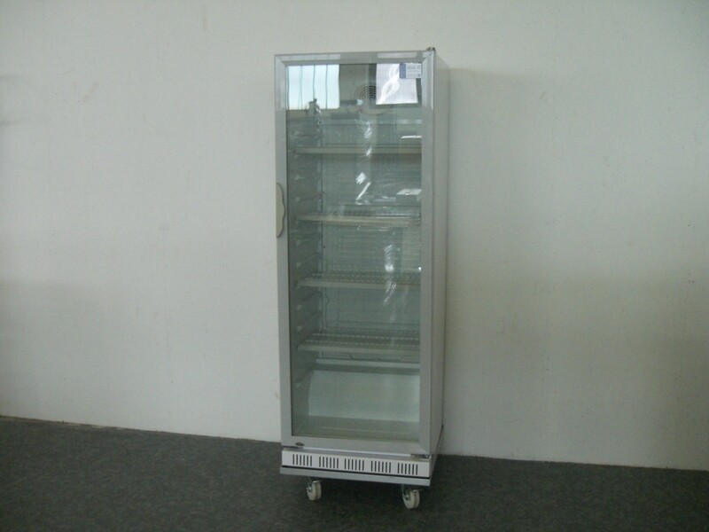 Sichtkühlschrank 360l fahrbar/versperrbar