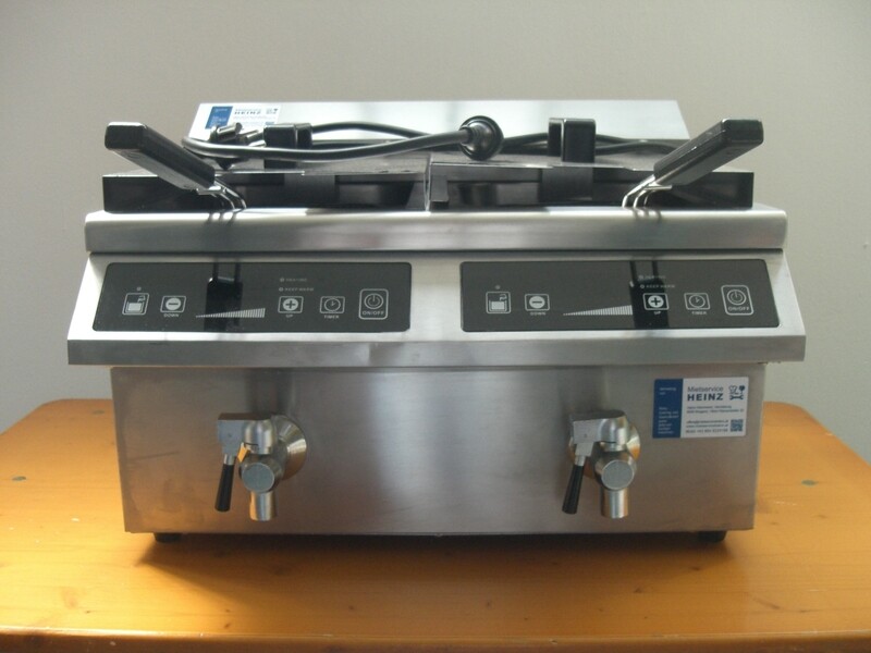 Doppelfritteuse Induktion 2 x 10l  Tischgerät
