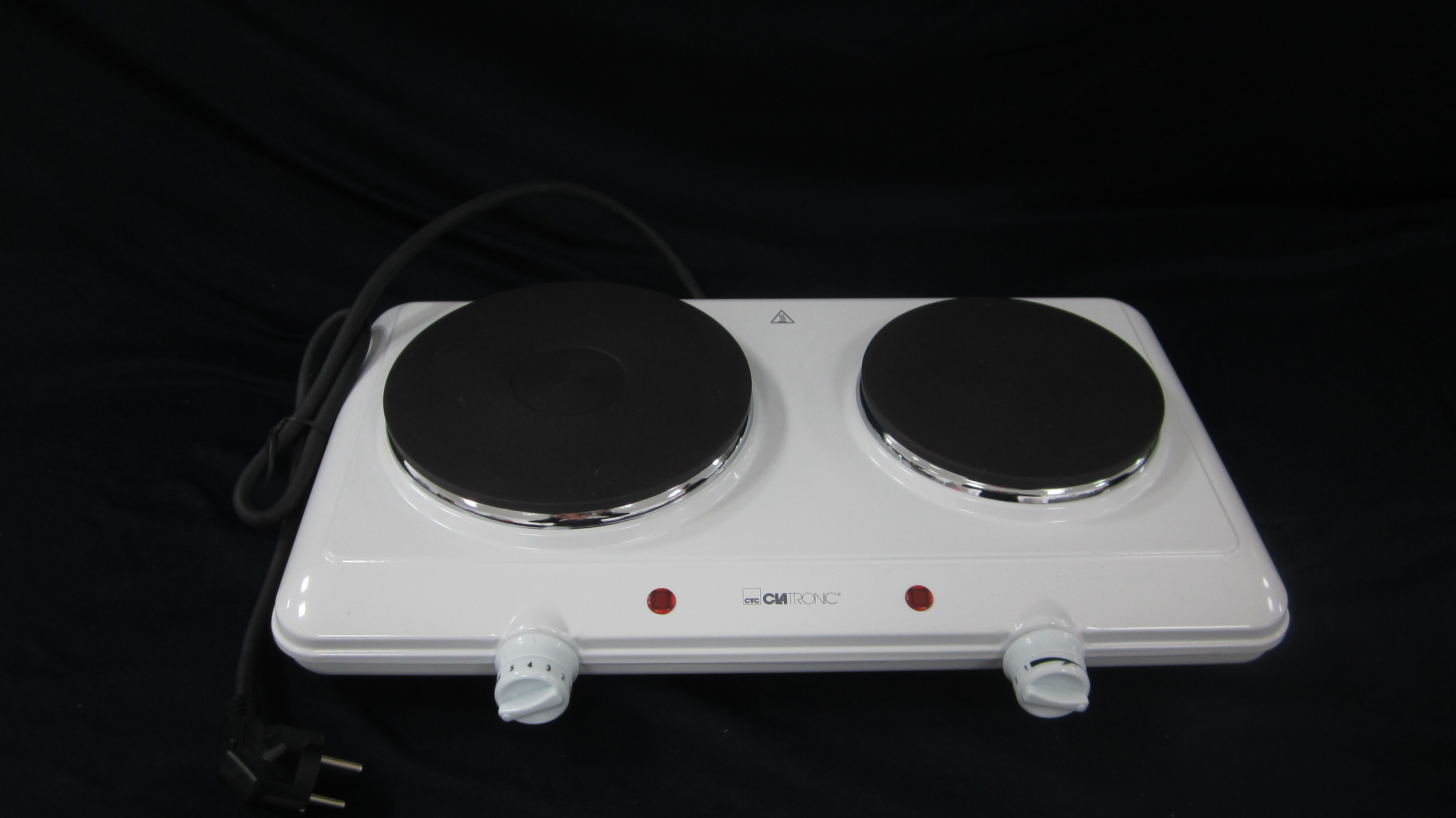 Doppelkochplatte 2,5 KW 1x15 cm / 1x18cm