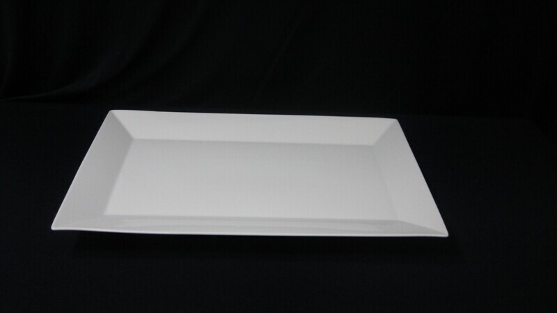 Anrichteplatte weiß 46 x 27 cm