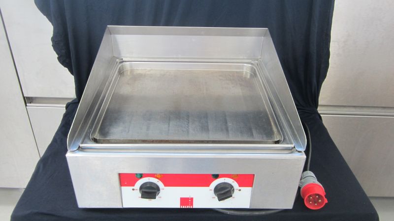 Grillplatte Elektro Salvis mit Spritzschutz