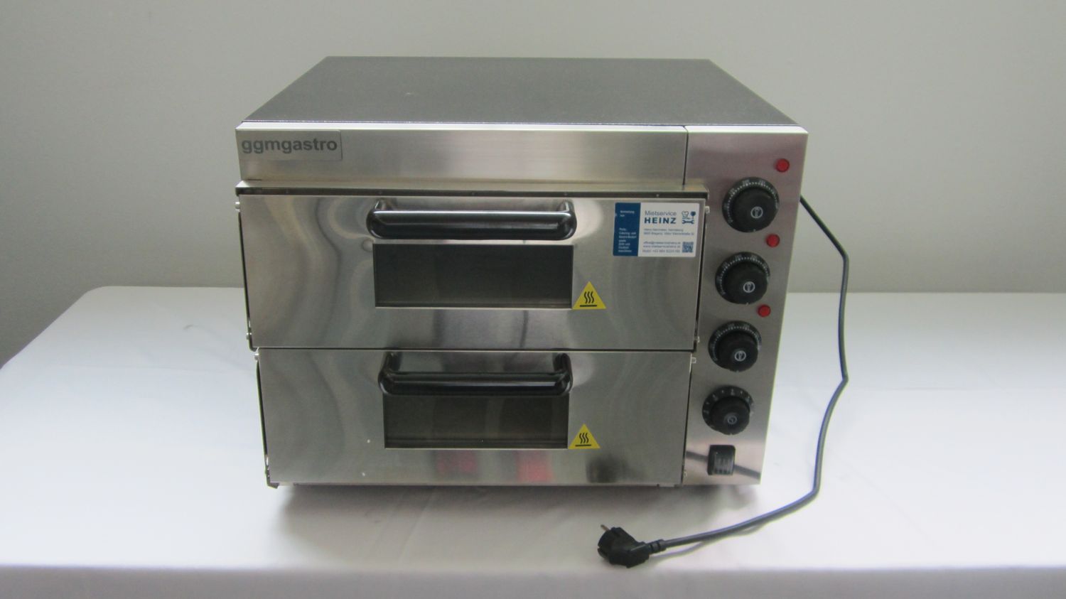 Pizzaofen 2 Fächer Tischgerät