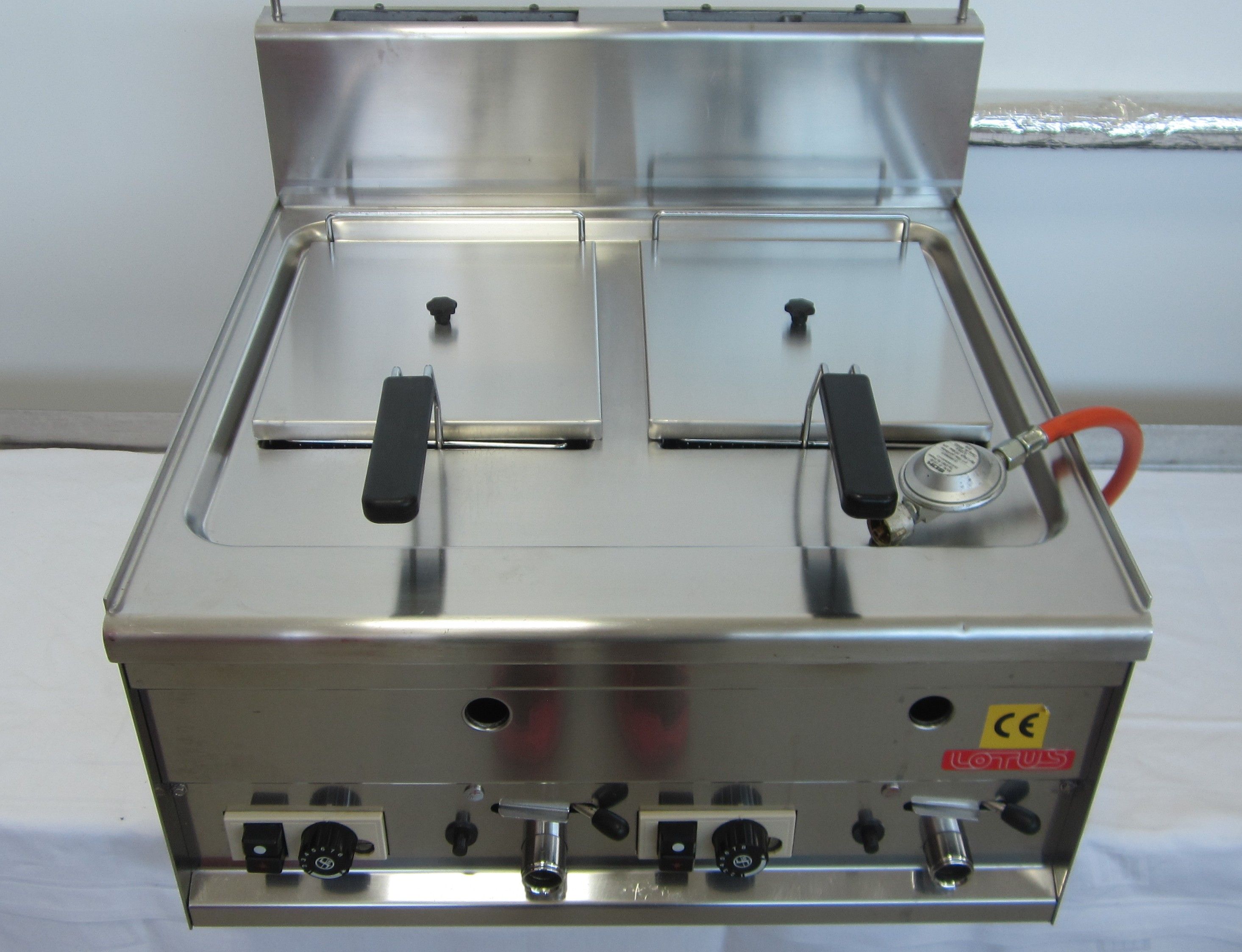Gasfritteuse 2 x 6 l Tischgerät