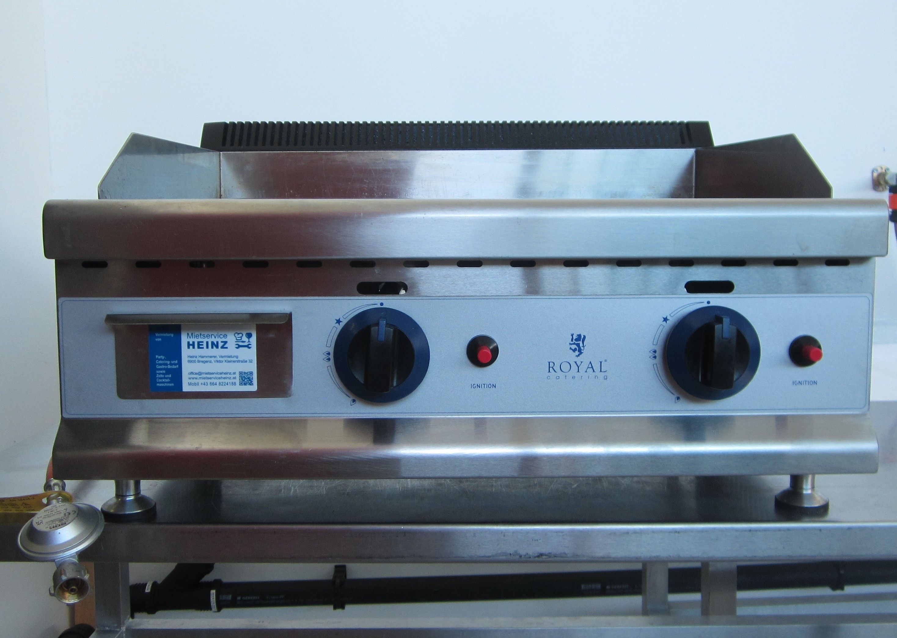 Grillplatte Propangas 40 x 60 cm