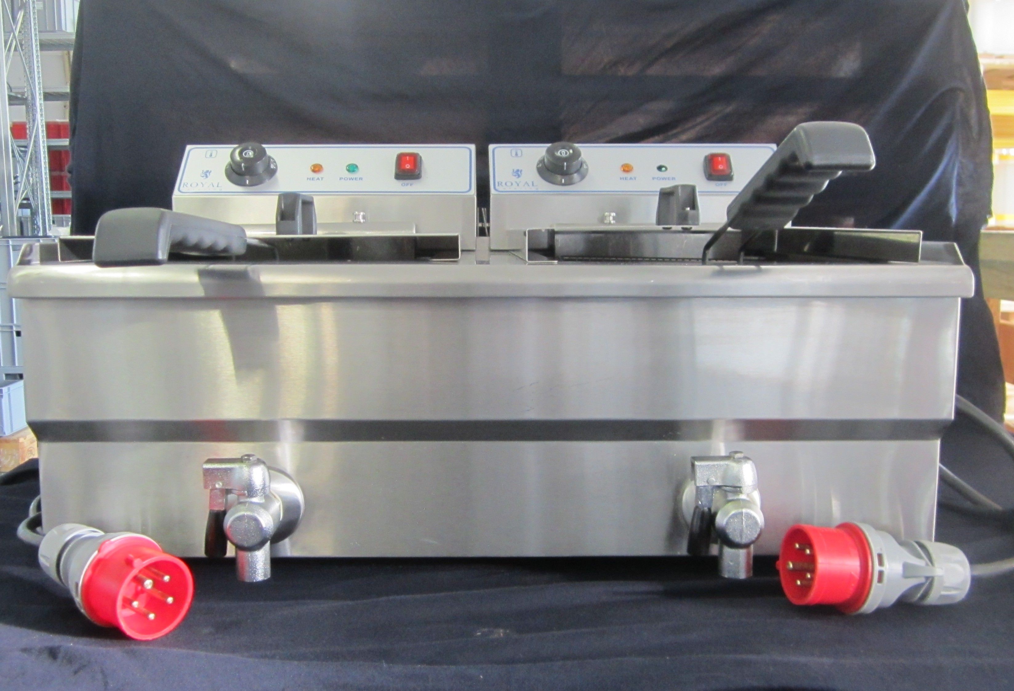 Doppelfritteuse 2 x 13l  Tischgerät