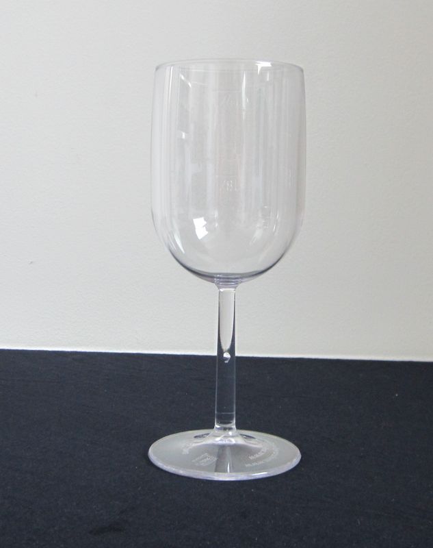 Weinkelch 1/4 + 1/8 l SAN klar 30 Stk./Korb