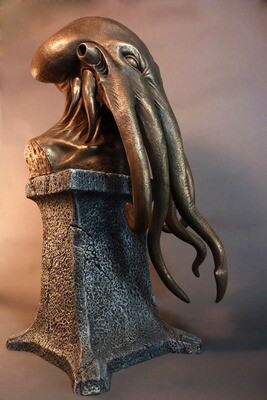 Key of Cthulhu Faux Bronze Statue