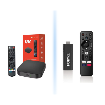 SET-TOP BOX WITH SUBSCRIPTION | Q8 ANDROID SMART BOX | FORWZ TVSTICK