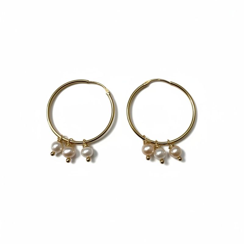 Boucles d'oreille Créoles Louna.