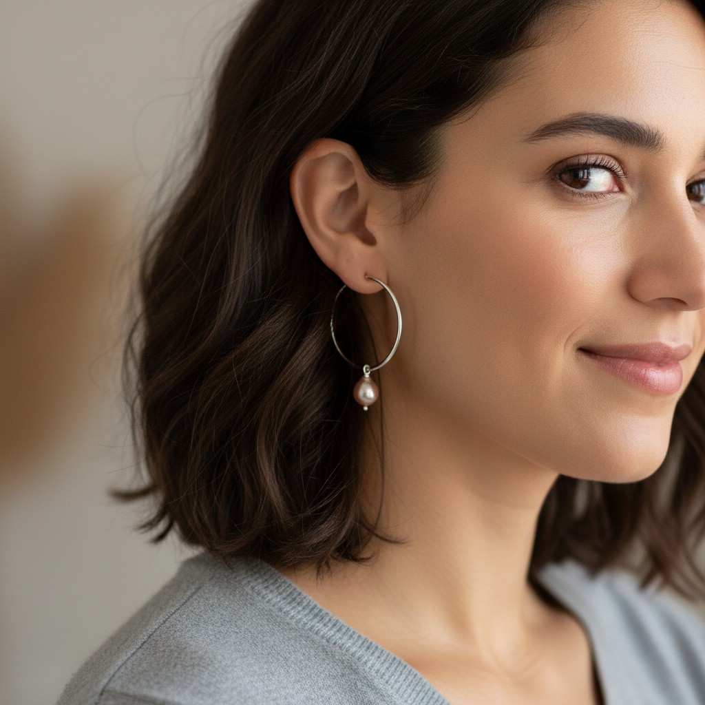 boucles d'oreilles créoles Romy