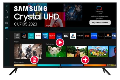 TELEVISEUR LED 4K SAMSUNG