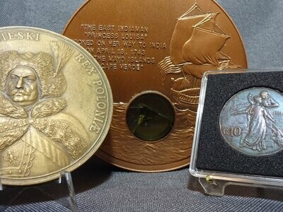 KUPFER & BRONZE / MÜNZEN, MEDAILLEN & BARREN