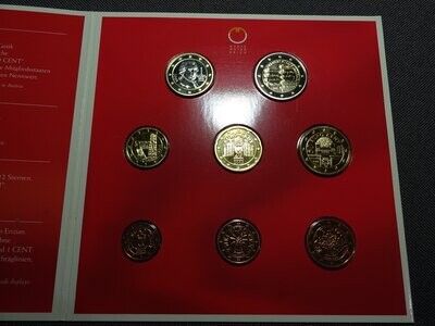 Kursmünzensatz KMS Set Österreich 2005 1 Cent - 2 Euro Staatsvertrag Kursmünzensatz KMS Set Österreich 2005 1 Cent - 2 Euro Staatsvertrag