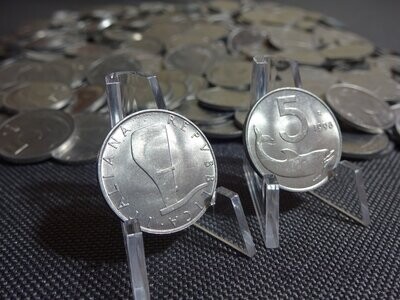 Münze Italien 5 Lire 1998 Delfin Mengenrabatt ab 10