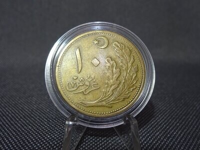 Münze Türkei 1924 10 Kurus ١٣٤٠ 1340