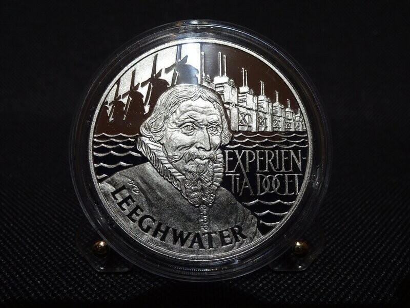 Silbermünze Niederlande 1993 25 Ecu Leeghwater PP Proof Silbermünze Niederlande 1993 25 Ecu Leeghwater PP Proof