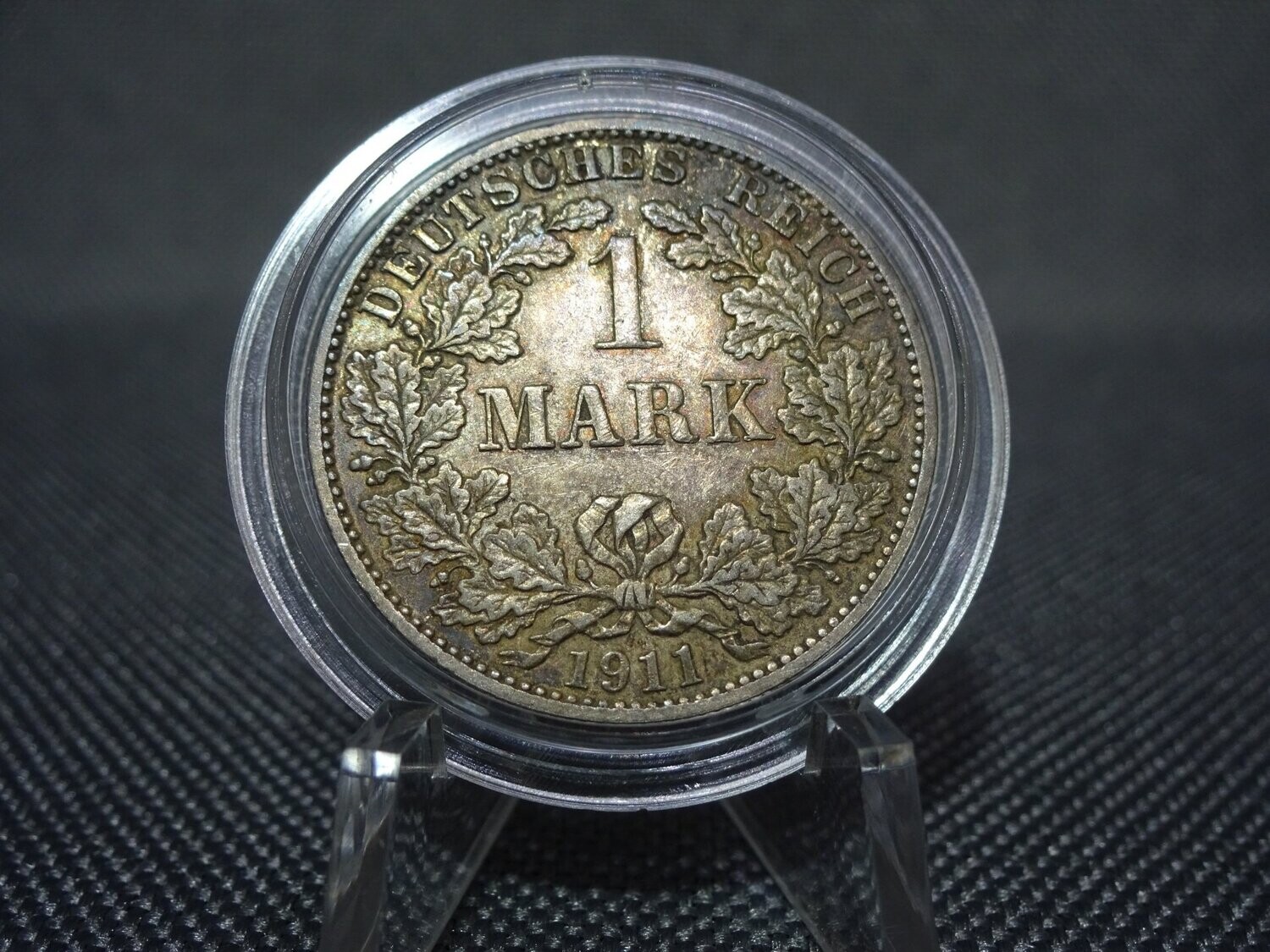 Silbermünze Deutsches Kaiserreich 1911 A 1 Mark Patina (1.)