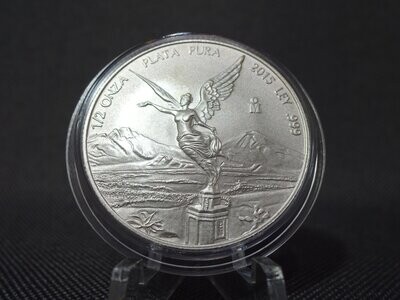 Silbermünze Mexiko 2015 Libertad 1/2 Oz Unze