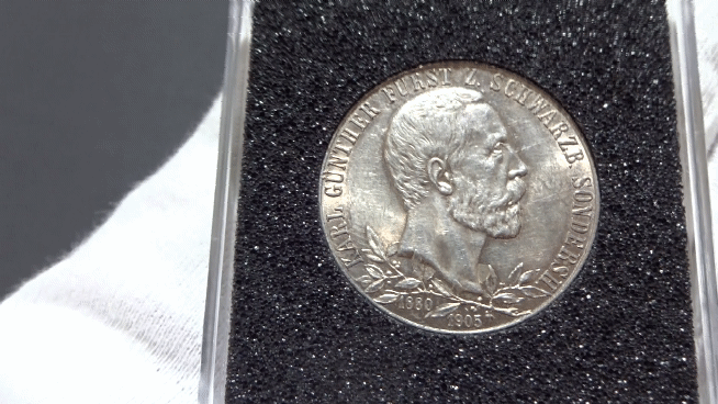 Silbermünze Deutsches Kaiserreich 1905 2 Mark Karl Günther Fürst zu Schwarzburg Sondershausen Silbermünze Deutsches Kaiserreich 1905 2 Mark Karl Günther Fürst zu Schwarzburg Sondershausen