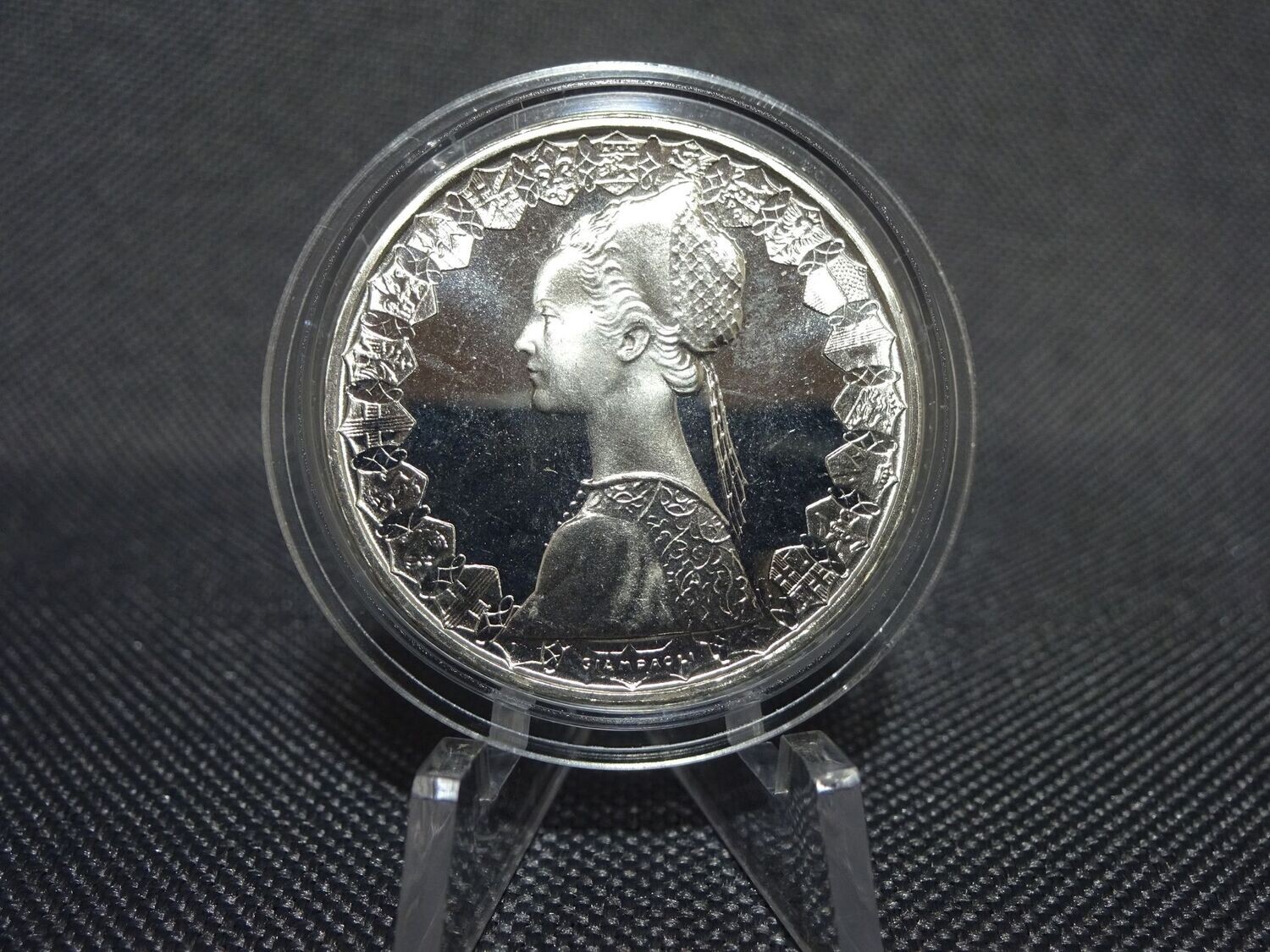 Silbermünze Italien 1970 500 Lire Karavellen Schiffe Kolumbus