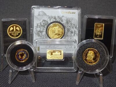 GOLD / MÜNZEN, MEDAILLEN & BARREN
