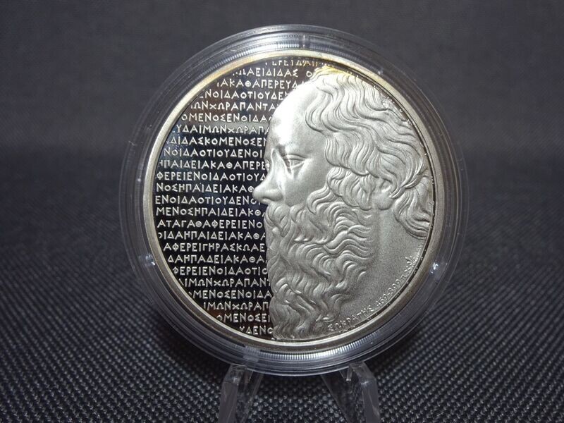 Silbermünze Griechenland 2012 10 Euro Sokrates Selten PP Proof > 1 Oz Unze Silbermünze Griechenland 2012 10 Euro Sokrates Selten PP Proof > 1 Oz Unze