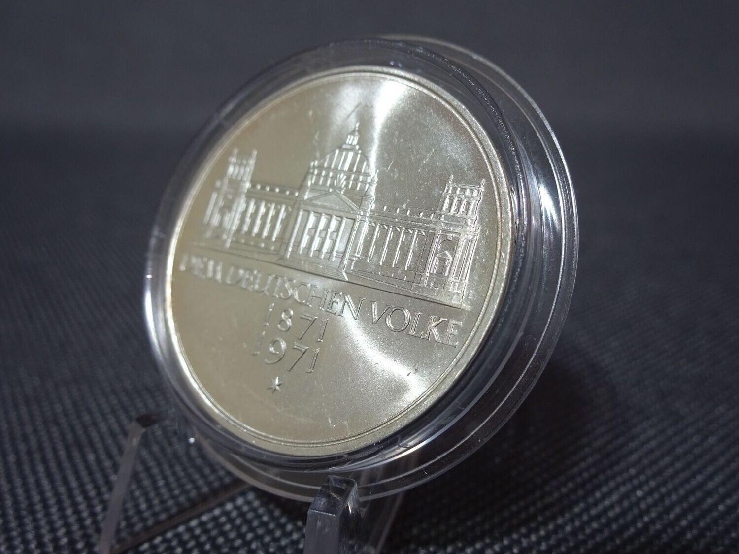 Silbermünze Deutschland 1971 5 Mark G 100 Jahre Gründung Deutsches Reich