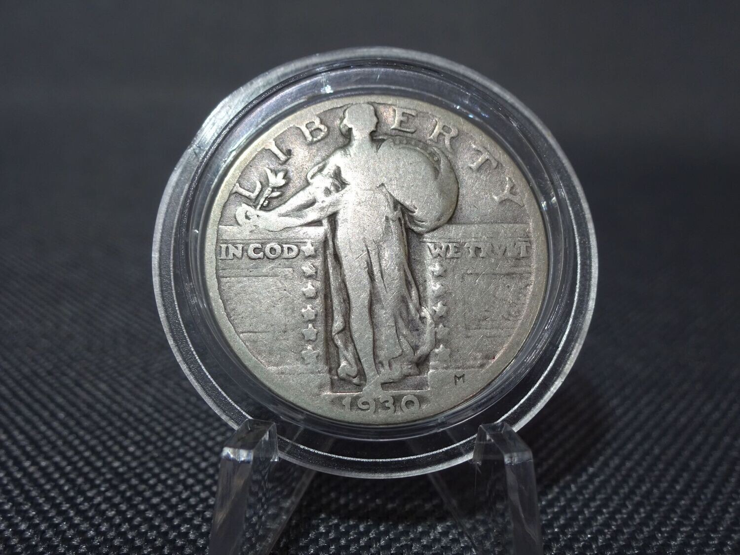 Silbermünze USA 1930 Quarter 1/4 Dollar Standing Liberty Silbermünze USA 1930 Quarter 1/4 Dollar Standing Liberty