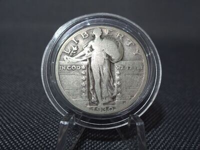 Silbermünze USA 1930 Quarter 1/4 Dollar Standing Liberty Silbermünze USA 1930 Quarter 1/4 Dollar Standing Liberty