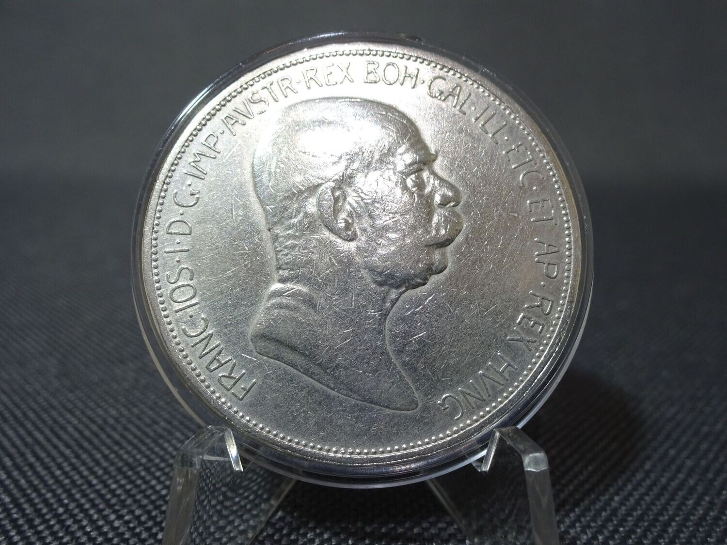 Silbermünze Österreich 1908 5 Kronen KuK 60 Jähriges Jubiläum Kaiser Franz Joseph I. Silbermünze Österreich 1908 5 Kronen KuK 60 Jähriges Jubiläum Kaiser Franz Joseph I.