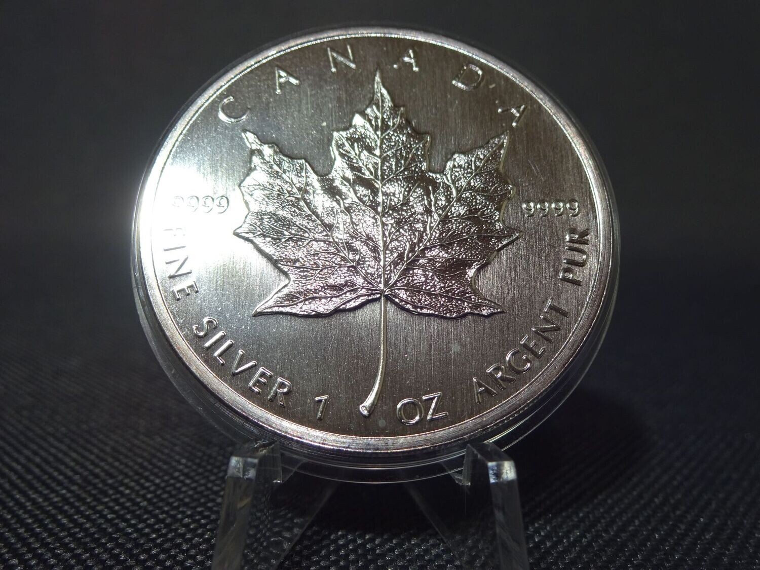 Silbermünze Kanada 1988 5 Dollars Maple Leaf 1 Oz Unze Silbermünze Kanada 1988 5 Dollars Maple Leaf 1 Oz Unze