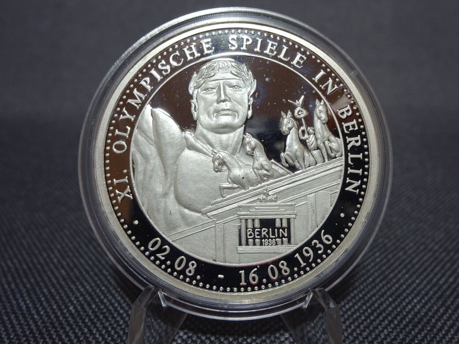Silbermedaille Deutschland Olympische Spiele 1936 Höhepunkte Deutscher Geschichte PP