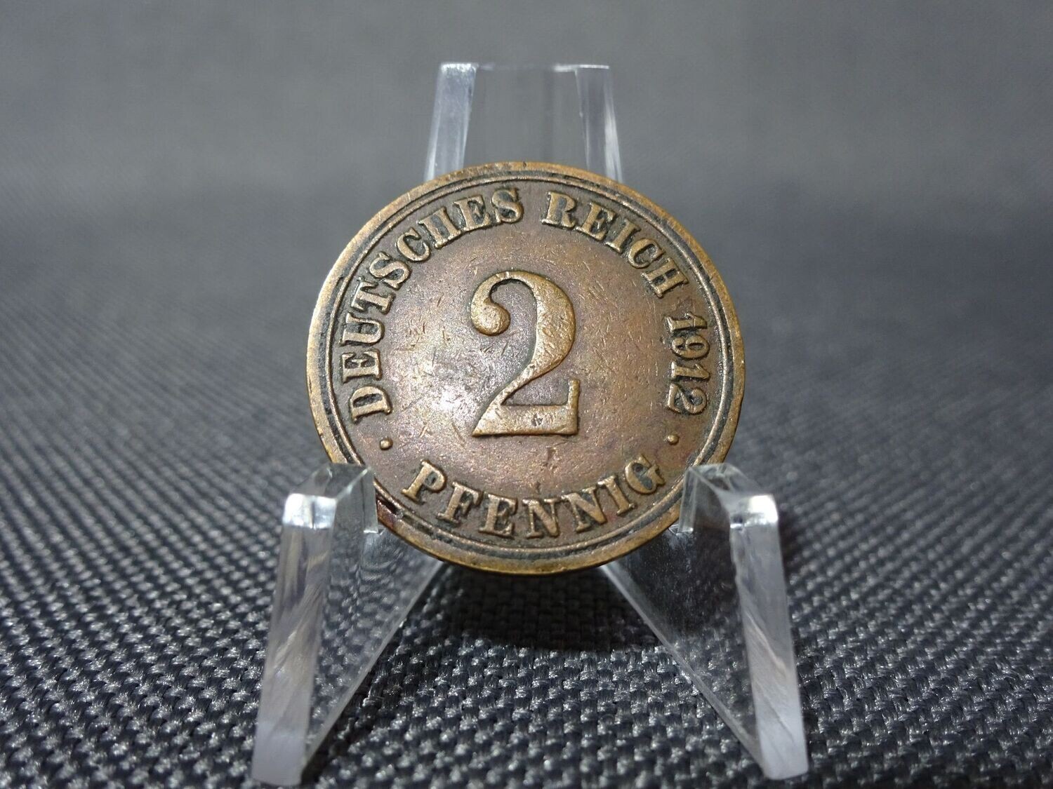 Münze Deutsches Kaiserreich 1912 A 2 Pfennig Berlin