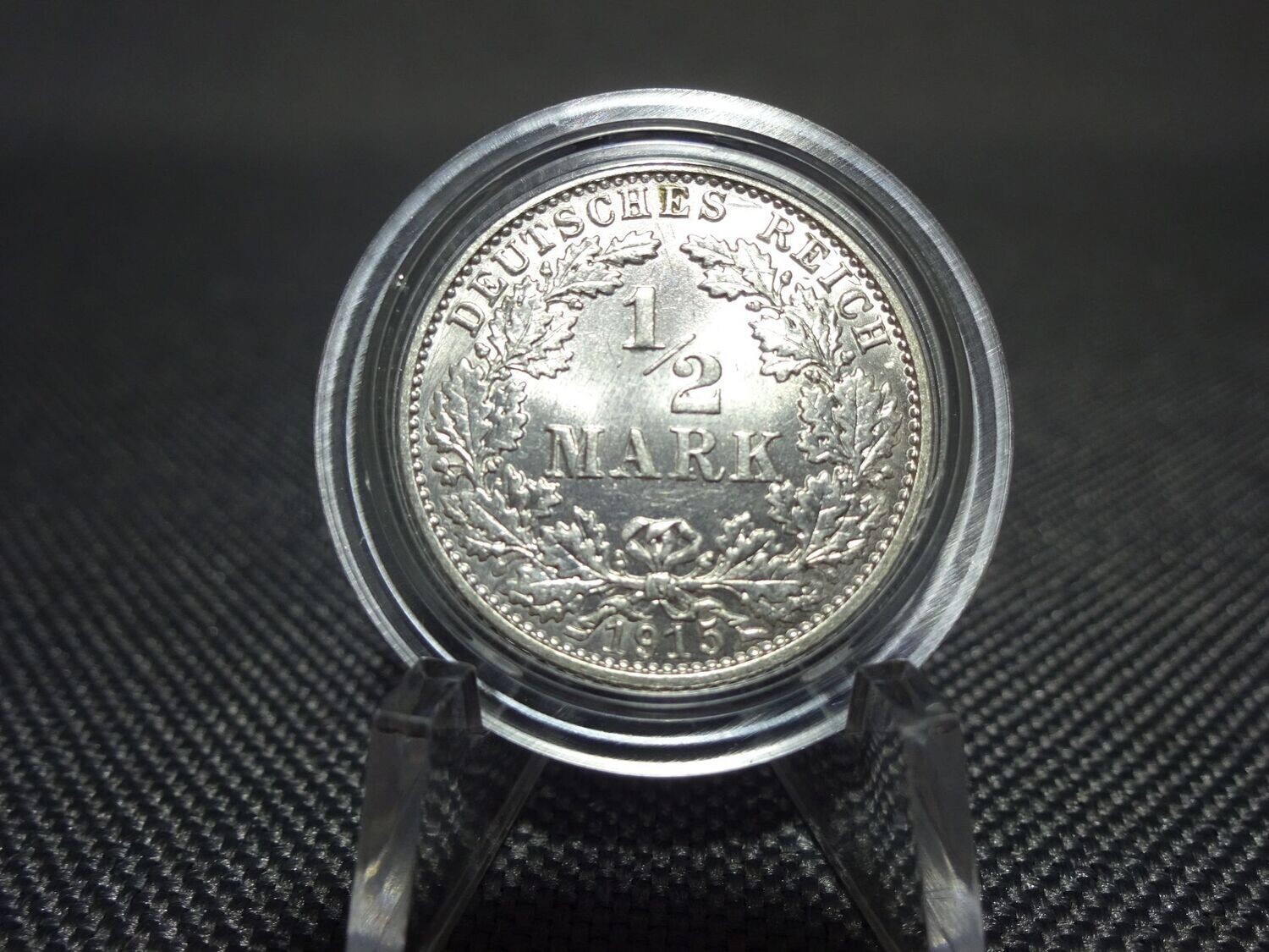 Silbermünze Deutsches Kasierreich 1915 E 1/2 Mark Muldenhütten Erhaltung Silbermünze Deutsches Kasierreich 1915 E 1/2 Mark Muldenhütten Erhaltung