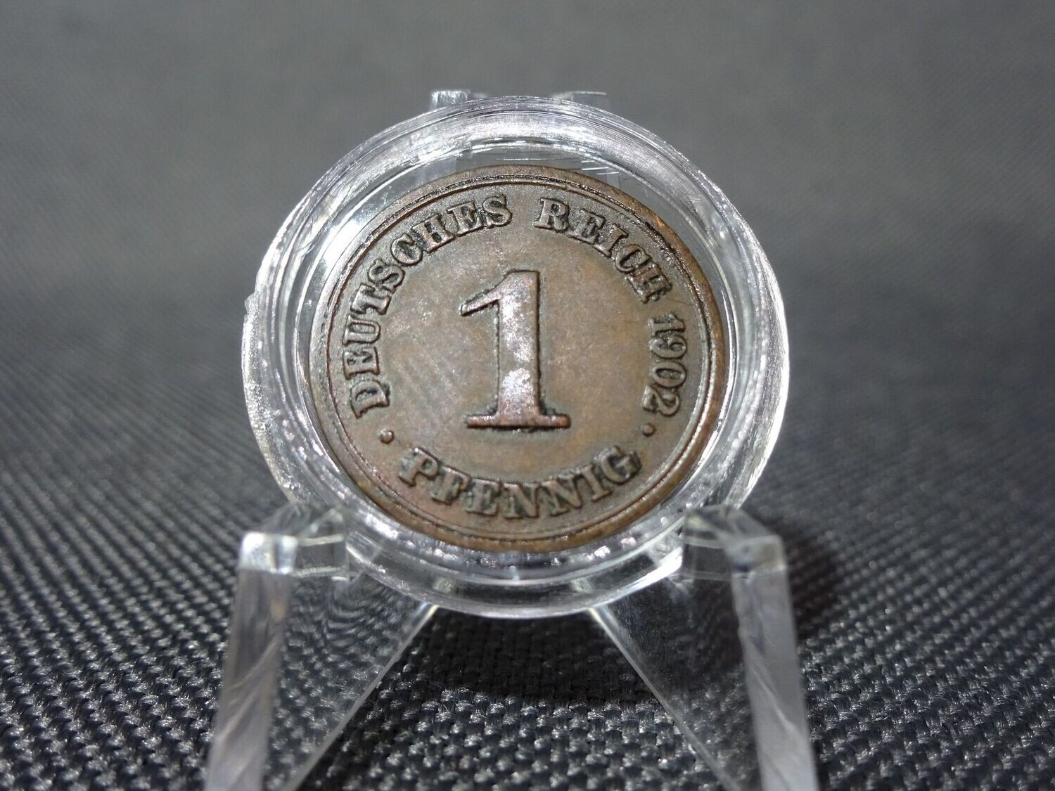 Münze Deutsches Kaiserreich 1902 E 1 Pfennig Muldenhütten