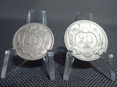 Münzen-Set Österreich 1894 10 & 20 Heller KuK Münzen-Set Österreich 1894 10 & 20 Heller KuK