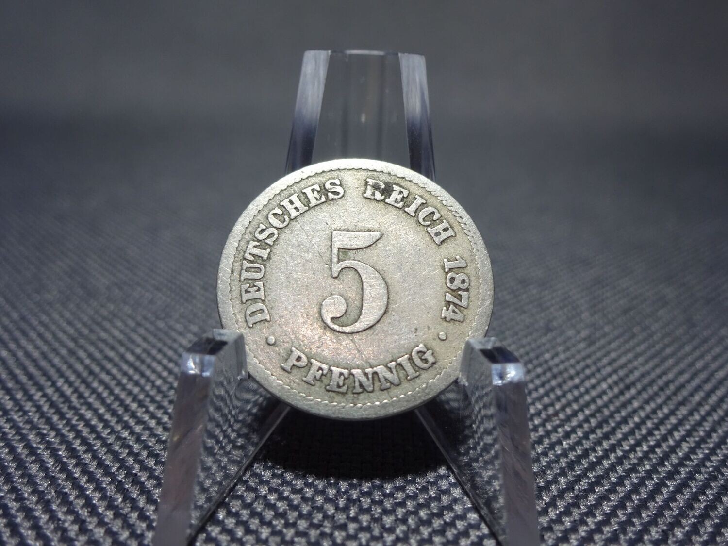 Münze Deutsches Kaiserreich 1874 B 5 Pfennig Hannover