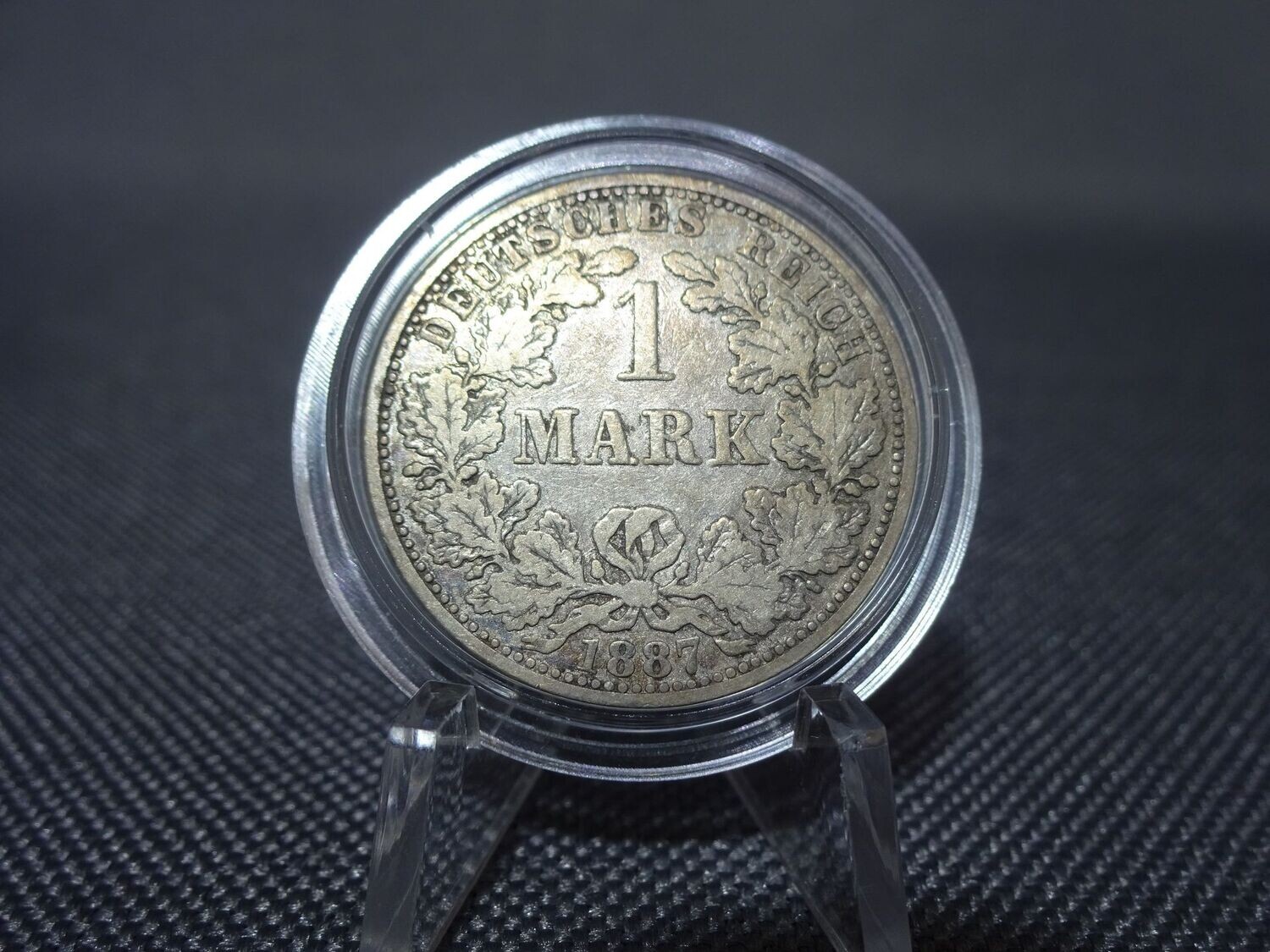 Silbermünze Deutsches Kaiserreich 1887 A 1 Mark Berlin