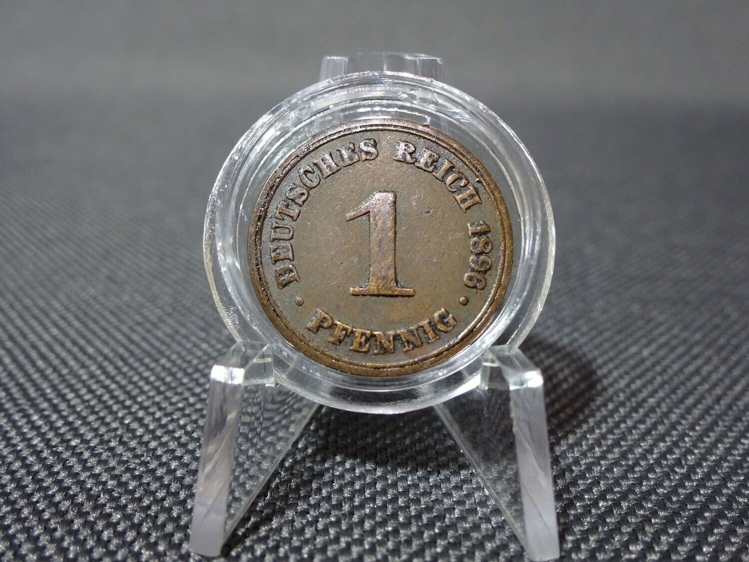 Münze Deutsches Kaiserreich 1896 A 1 Pfennig Berlin