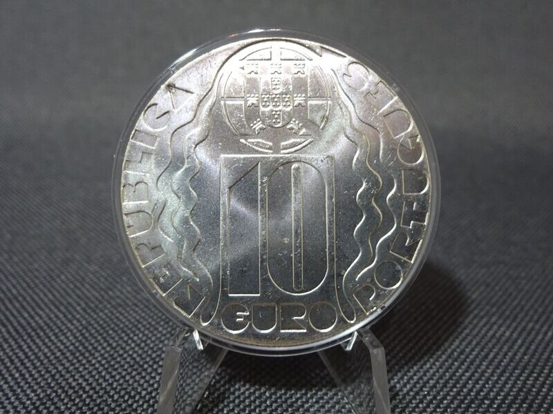 Silbermünze Portugal 2004 10 Euro Olympia Athen