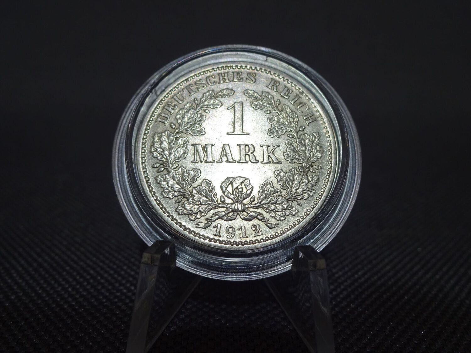 Silbermünze Deutsches Kaiserreich 1912 D 1 Mark München Silbermünze Deutsches Kaiserreich 1912 D 1 Mark München